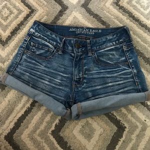 American Eagle Dark wash Jean Shorts